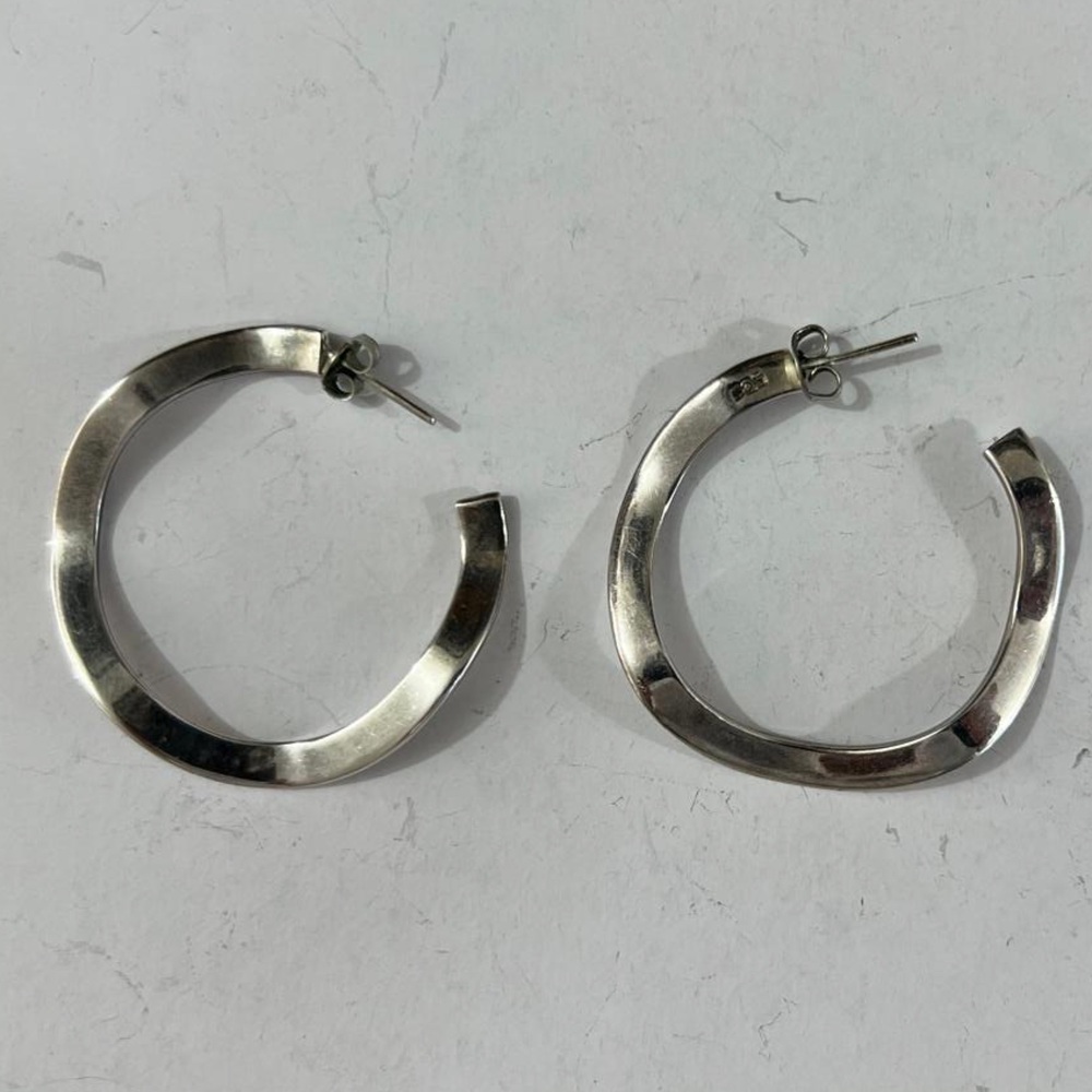 Silver Hoop Earrings